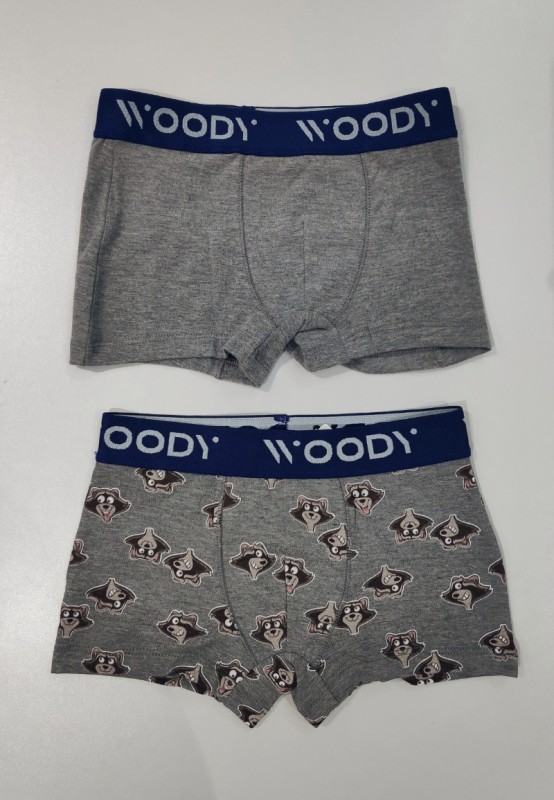 Woody Jongens short 2pack wasbeer (212-1-CLD-Z/058) 212-1-CLD-Z/058