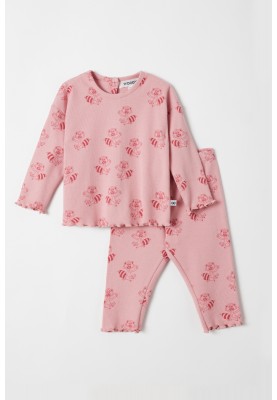 Meisjes pyjama roze...