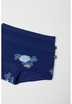Meisjes Shorts 2pack blauw...