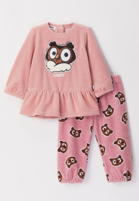 Meisjes Pyjama oudroze...