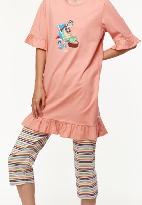 Meisjes Pyjama koraal...
