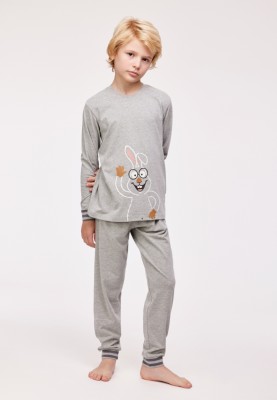 Unisex Pyjama grijs...