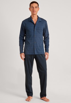 Heren pyjama sodalite blue...