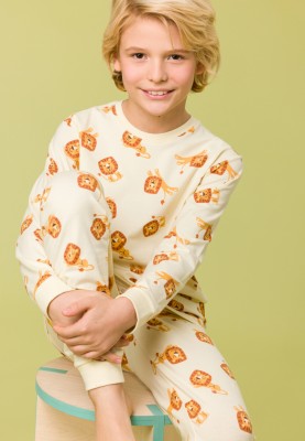 Jongens Pyjama leeuwenprint...