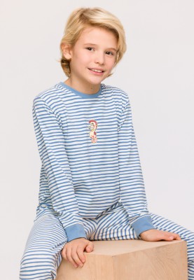 Jongens Pyjama blauwwitte...