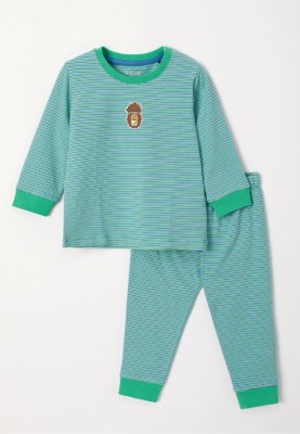 Pyjama groenblauwe streep...