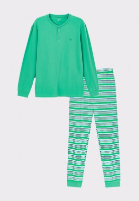 Heren Pyjama groen...
