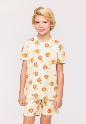 Jongens Pyjama leeuwenprint...